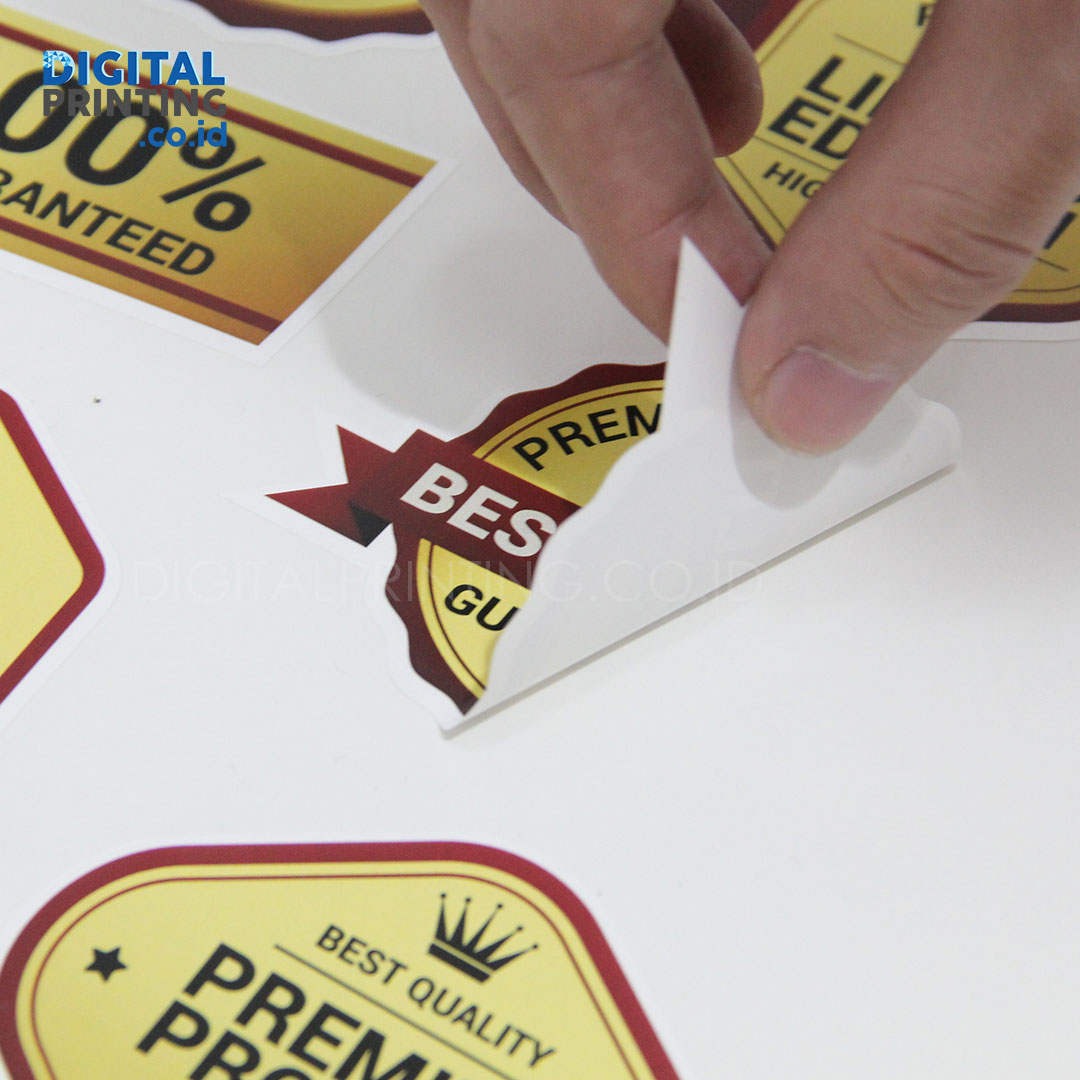 Jual Label Sticker Cutting Digital Printing