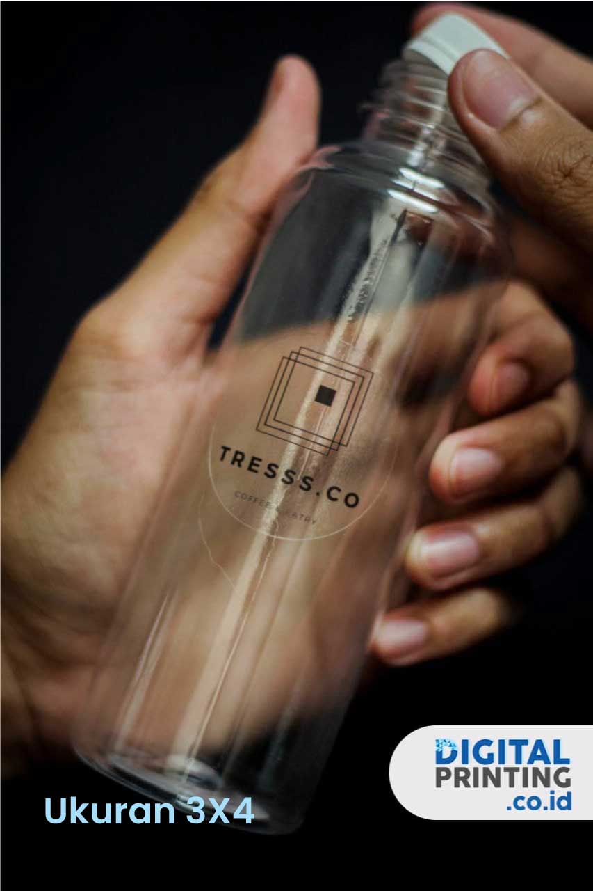 cetak label botol transparan cetak label botol transparan